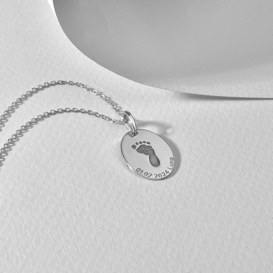 Silber Oval